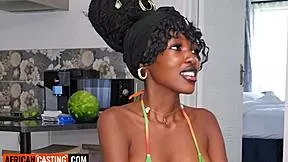😍 petite ebony teen rides that huge american bwc cowgirl in homemade deepthroat reality tape!
