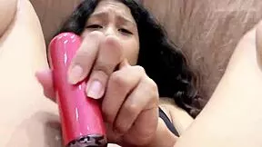 Whoa, this horny petite 18+ babe squirts buckets with her new dildo toy!! 💦🔥