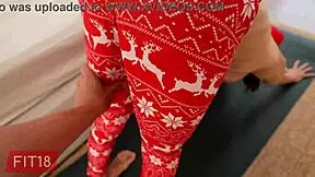 My heart races watching Gina Gerson's yoga fuck unfold