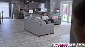 sky wonderland creams hard as stepdad pounds her tight pussy doggystyle nonstop