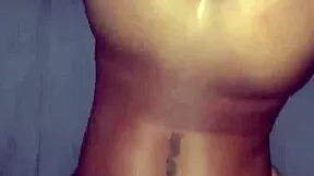 Petite skinny hood teen bends over for big dick doggystyle in tight pussy