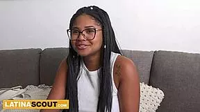 whoa this sexy 18yo brazilian with massive tits gets her tight pussy destroyed in fake casting