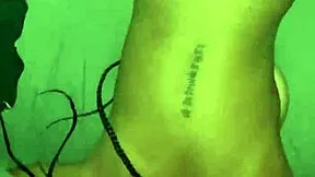 Petite skinny hood teen bends over for big dick doggystyle in tight pussy