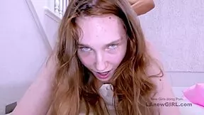 Classy blonde model, you swallow daddy's cum after this sofa fuck?