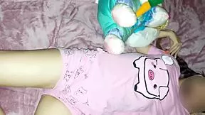 latina babysitter hairy pussy orgasms on old man's huge cock creampie first time