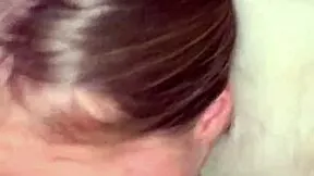 Blonde big tits babe rips clothes for pov deepthroat monster cock handjob