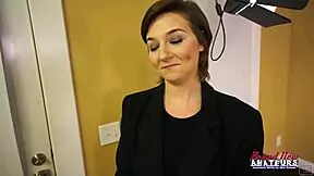 kylie gags hard on monster cock with sloppy deepthroat and cum swallowing finish