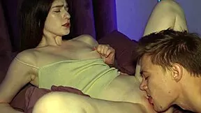 My sexy roommate goes wild on my rock-hard cock 😍 cowgirl riding deepthroat cum explosion!