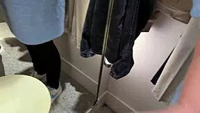 i m in the fitting room sucking huge cock with curtains wide open so risky 😱🍆💦 public thrill