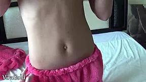 beauty jessi gold wakes up to a hard morning fuck bent over with cum on ass