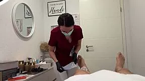 i crave that nurse slut deepthroating my cock with laser on balls while she licks and massages in lingerie pov