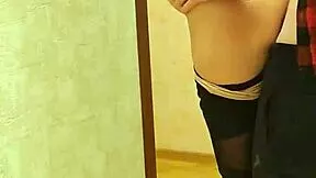 uhh slow bj on perfect boobs then i masturbate before standin doggy with this fit neighbor girl