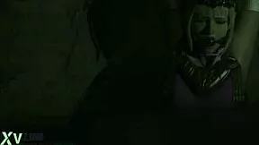 princess zelda bound as slave in bdsm chastity belt spanking trailer