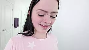 stepdaughter breeding fetish explodes as horny teen bends over doggystyle for daddy pov hardcore father in law!