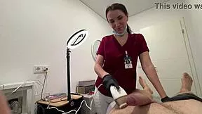 i crave that nurse slut deepthroating my cock with laser on balls while she licks and massages in lingerie pov