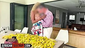 Amateur Big Tits Ebony Teen Railed Hard by Massive White Cock in Raw Interracial Hookup