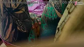 ohh man i ride this big cock with my tattooed dreads bouncin ass to mouth sloppy as hell!!