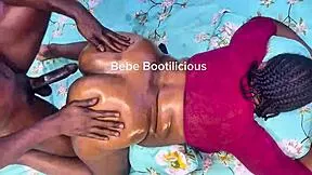 stepson pounds stepmom doggystyle cuz she craves his big black cock hardcore... she cums hard