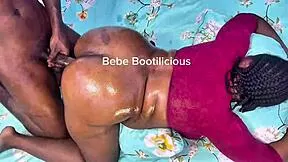 stepson pounds stepmom doggystyle cuz she craves his big black cock hardcore... she cums hard