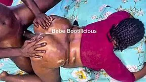 stepson pounds stepmom doggystyle cuz she craves his big black cock hardcore... she cums hard