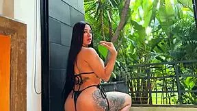 Watch this big ass busty fitness latina milf fuck young athletic MaxxBetancur wildly