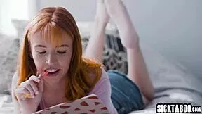 whoa redhead teen madi collins 👧 gets perfect pussy licks from hot milf lesbians 😍 rachael cavalli jessica ryan charli phoenix