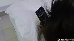 stepbro caught me naked masturbating let him fuck me quiet