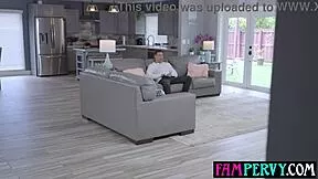 caught masturbating? stepdaughter gets pounded by big cock now!!