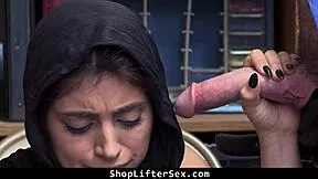 Officer strips shoplifting teen for rough punishment in garage search