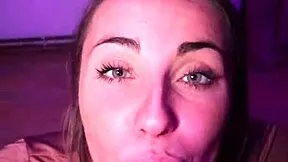 Hey babe gives epic outdoor blowjob then takes huge facial cumshot 💦🌳