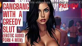 innocent teen gets gangbanged hard cum covered 😩💦 group fuck frenzy audio🔥