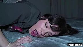 German college teen 18 plus gets bedroom fucked doggystyle by monster cock then facial cumshot
