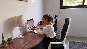 fucking my stepsister before her job interview she came three times moaning dirty talk cum covered