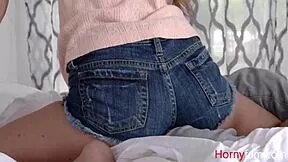 hey charity can't stop riding her stepbrother's cock all night