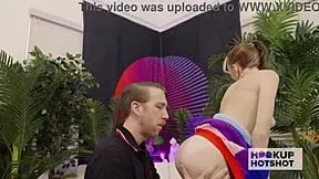 skinny breezy bri spreads legs for rough pounding and sloppy face fuck 😜