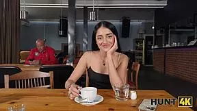 😈 shy brunette teen goes wild in toilet fuck with stranger, he pounds her hard!! 🔥💦