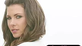 mesmerising brunette milf rips clothes outdoors stripping petite natural tits and luscious ass