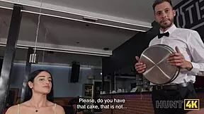 😈 shy brunette teen goes wild in toilet fuck with stranger, he pounds her hard!! 🔥💦