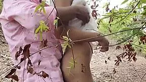 Ranch Aunt Bent Over Doggystyle Creampie In Jungle Fuck