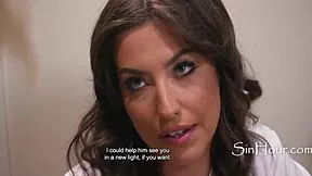 one sensual oiled nuru massage with my petite blonde in-law led to her wild shaking orgasm and erotic fucking