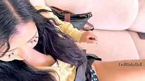 tengo sexo con la joven novia de mi hijastro ella gime rico en cowgirl