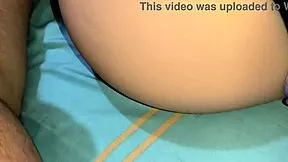 Stepdaughter's virgin pink ass stretched by my monster cock today.