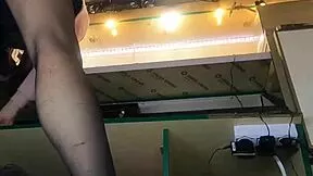 tracy teases with upskirt flashes at work in stockings part 3