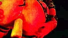 i can't stop this babe's tight asshole gaping on the fuck machine