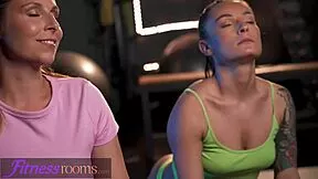 Tempting my busty yoga babe with new fingering positions