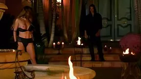 that slutty teen in lingerie takes it deep in her tight ass