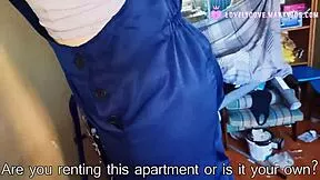 Painter Cheats on Boyfriend with Deepthroat and Missionary Desk Sex