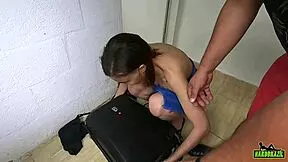 the camera kept teasing luara amaral even as she got ready for her scene with sandro lima