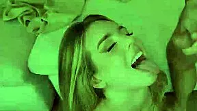 Petite babysitter chokes on boss's monster cock during rough sofa deepthroat interview!