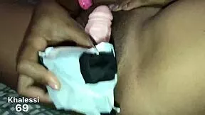 latina teen masturbates wildly to intense squirting orgasm